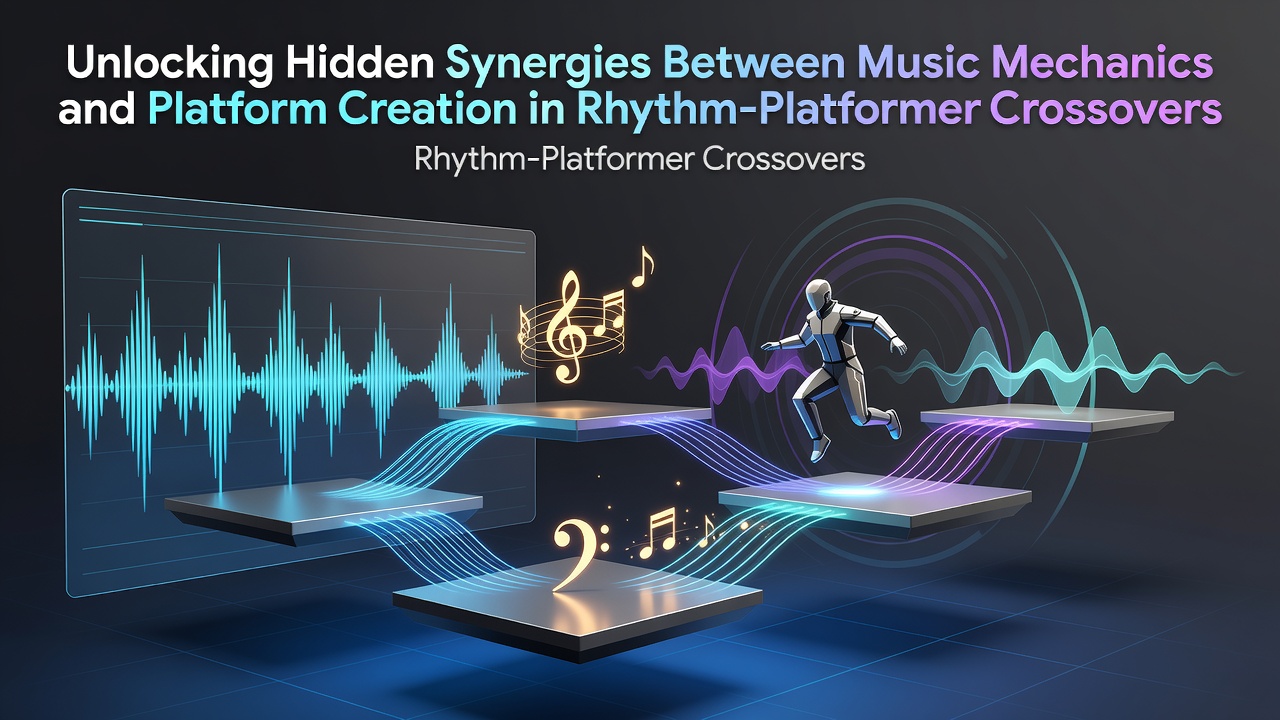 Rhythm-platformer crossover game featuring synchronized music beats and dynamic platform levels